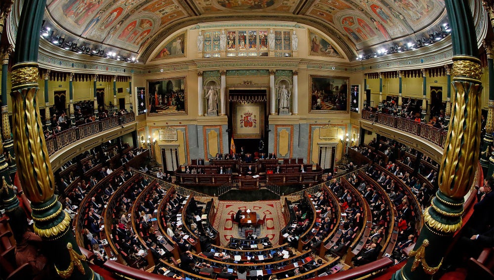 Vista del pleno del Congreso de los Diputados