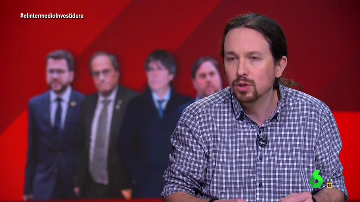 Pablo Iglesias, sobre un posible referéndum: "Cuando se llegue a un acuerdo habrá que preguntar a la ciudadanía en Cataluña" Pablo Iglesias, sobre un posible referéndum: "Cuando se llegue a un acuerdo habrá que preguntar a la ciudadanía en Cataluña"