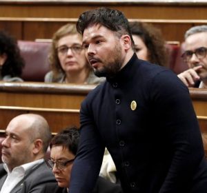 El diputado de ERC, Gabriel Rufián El diputado de ERC, Gabriel Rufián
