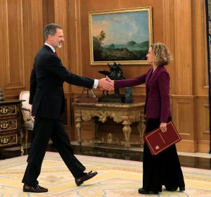 El Rey Felipe recibe a Meritxell Batet en Zarzuela. El Rey Felipe recibe a Meritxell Batet en Zarzuela.