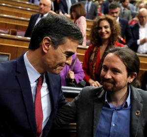 Pedro Sánchez y Pablo Iglesias (Archivo) Pedro Sánchez y Pablo Iglesias (Archivo)