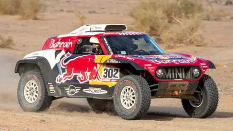 Peterhansel, durante la etapa del Dakar Peterhansel, durante la etapa del Dakar