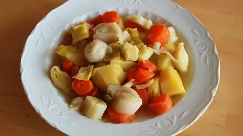 Sopa porrusalda Receta de Robin Food