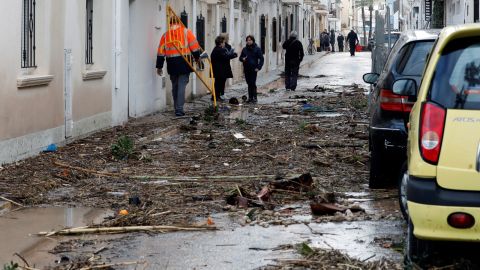 El paso de la borrasca Gloria en J&aacute;vea