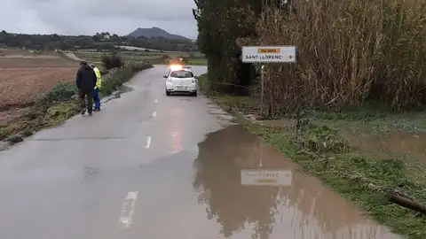 Imagen de archivo de inundaciones en el torrent de Ses Voltes, a su paso por Sant Llorenç. El torrent de Ses Voltes, a su paso por Sant Llorenç, ha vuelto a desbordarse a causa de las intensas precipitaciones causadas por la borrasca "Gloria"
