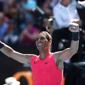 Open de Australia 2020: Rafa Nadal celebra la victoria ante Hugo Dellien Open de Australia 2020: Rafa Nadal celebra la victoria ante Hugo Dellien