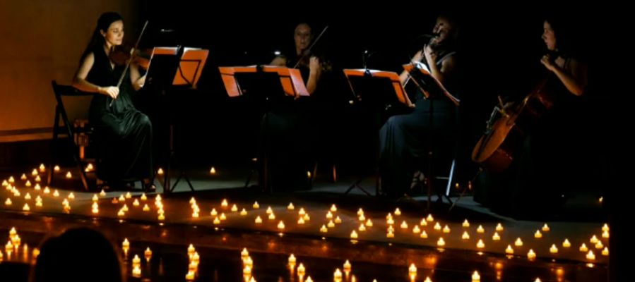 Música clásica a la luz de las velas en el espectáculo 'Candlelight'