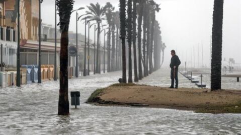 Fuertes lluvias en la Comunidad Valenciana. 