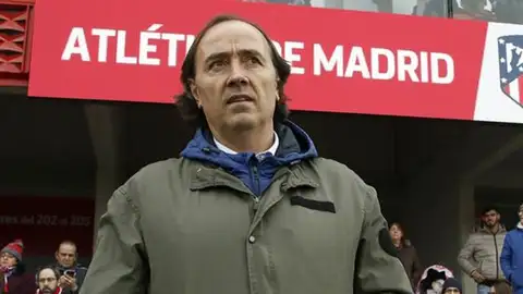 Pablo López, en un partido con el Atlético Pablo López, en un partido con el Atlético