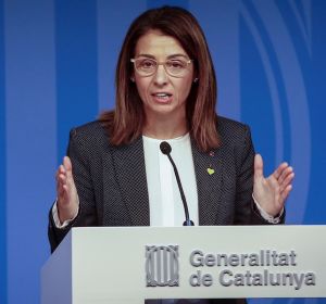 La portavoz del Govern catalán, Meritxell Budó La portavoz del Govern catalán, Meritxell Budó