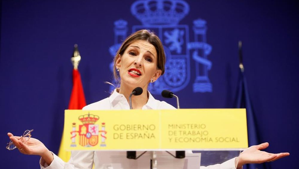 Yolanda Díaz, ministra de Trabajo