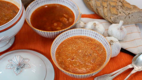 Sopa de ajo 