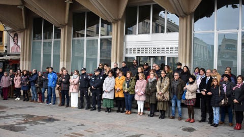 Concentraci&oacute;n que se ha celebrado en la Plaza Mayor de Ciudad Real
