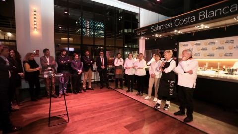 Showcooking celebrado en Madrid en el marco de Fitur.