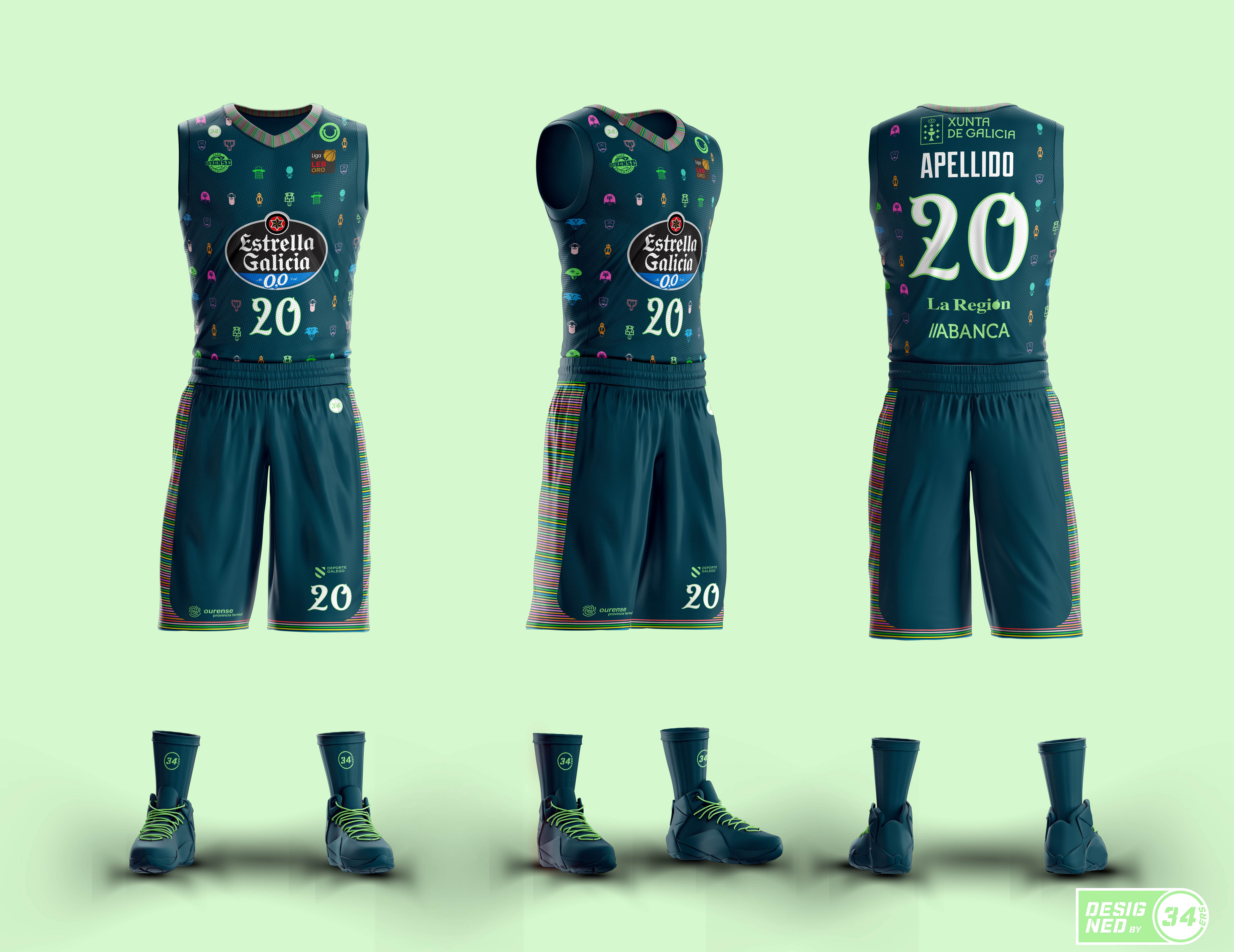 El Club Ourense Baloncesto presenta sus equipaciones especiales de Entroido El Club Ourense Baloncesto presenta sus equipaciones especiales de Entroido