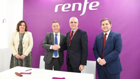 El acuerdo lo han firmado los presidentes de la Junta y Renfe