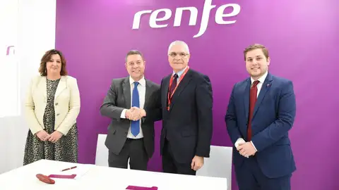 El acuerdo lo han firmado los presidentes de la Junta y Renfe El acuerdo lo han firmado los presidentes de la Junta y Renfe