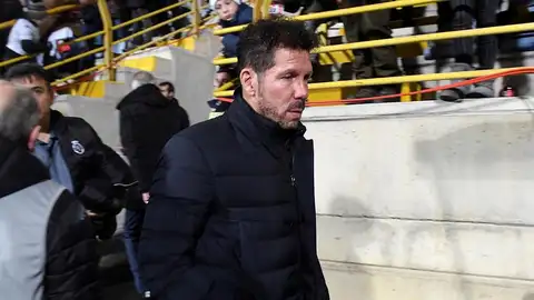 El entrenador del Atlético, Diego Pablo Simeone. El entrenador del Atlético, Diego Pablo Simeone.