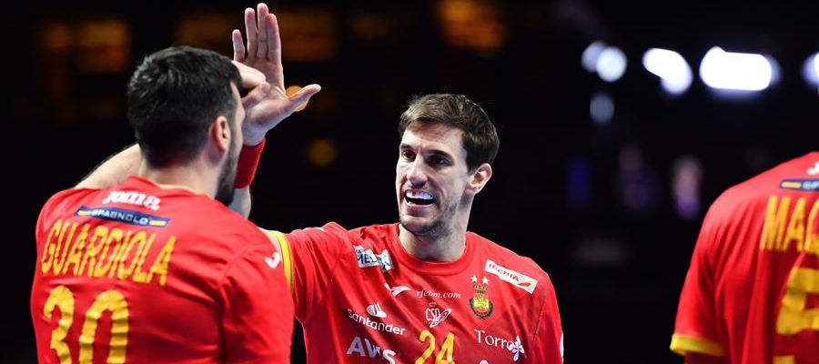 La Selección española de balonmano. La Selección española de balonmano.