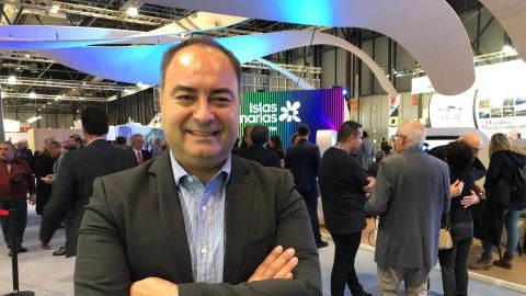 Ricardo Luque, director general de Riu Plaza Hoteles, durante su paso por Fitur