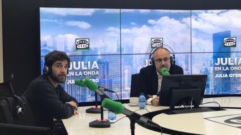 Joan Navarro con Gonzo, en Julia en la Onda