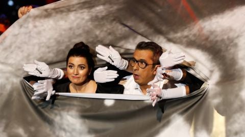 Silvia Abril y Buenafuente durante la apertura de los Goya 2020