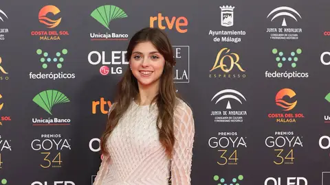 Carmen Arrufat de Teresa Helbig Alfombra roja Premios Goya 2020