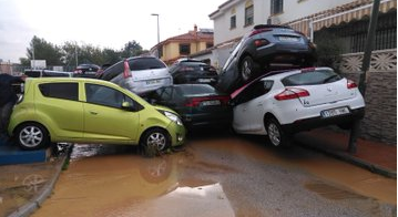 La lluvia castiga a Málaga La lluvia castiga a Málaga