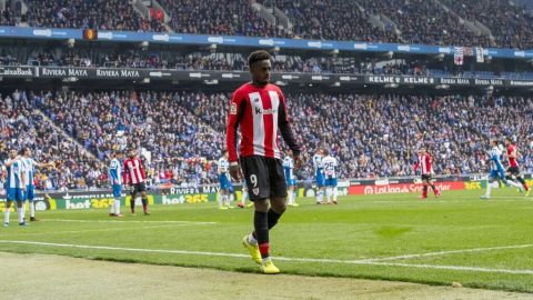 I&ntilde;aki Williams, durante el partido ante el Espanyol