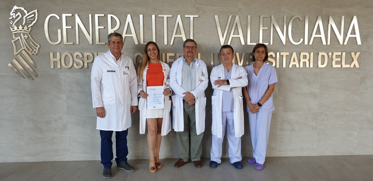 La UCI Quirúrgica del Hospital General de Elche acredita la calidad del servicio con una certificación ISO La UCI Quirúrgica del Hospital General de Elche acredita la calidad del servicio con una certificación ISO