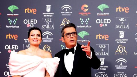 Los presentadores de la Gala de los Premios Goya 2020, Andreu Buenafuente y Silvia Abril