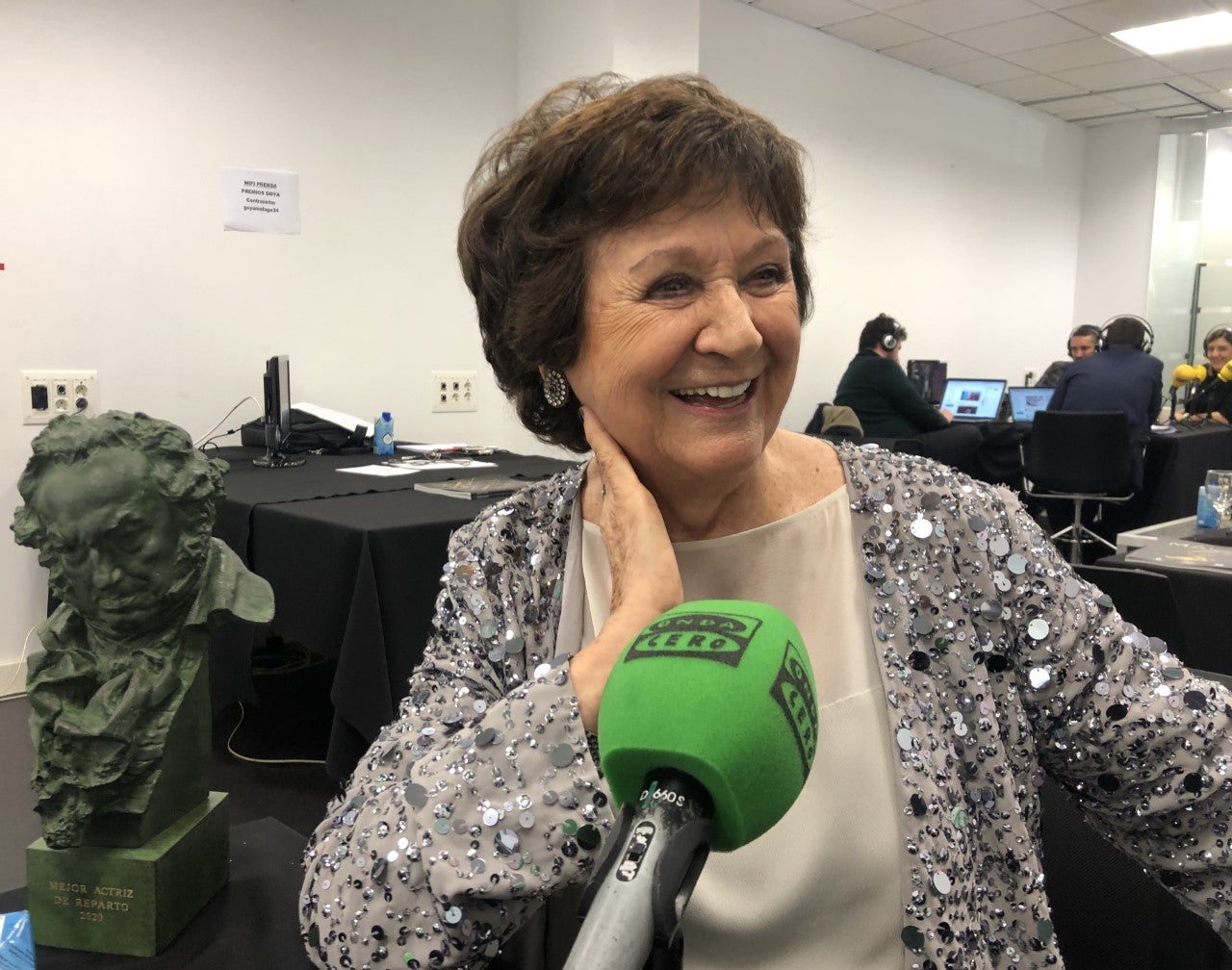 Julieta Serrano: "Estoy muy orgullosa, he escuchado mi nombre y no me creía que era yo" Julieta Serrano: "Estoy muy orgullosa, he escuchado mi nombre y no me creía que era yo"