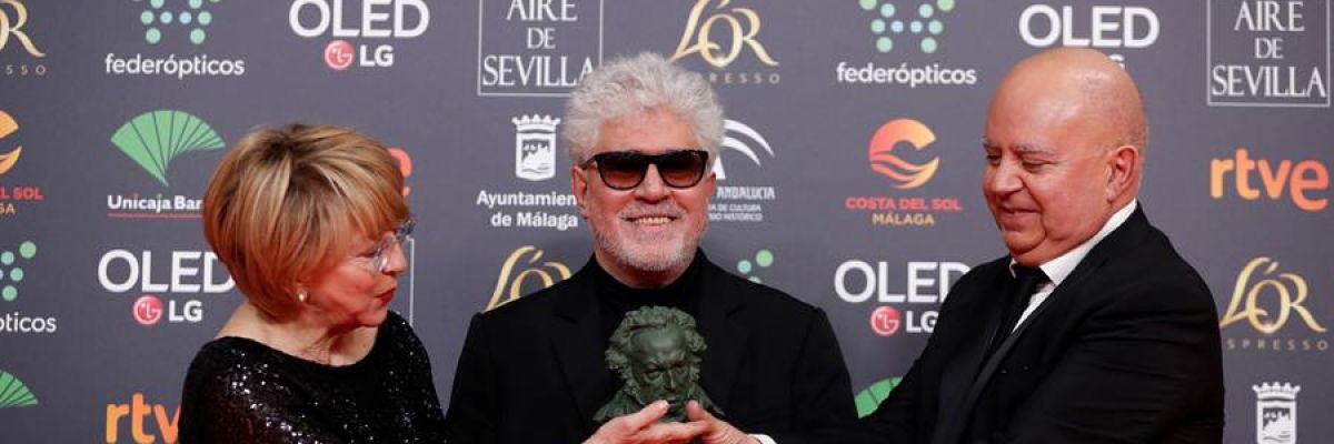 Pedro Almodóvar, gran triunfador de los Goya 2020 con 'Dolor y Gloria' Pedro Almodóvar, gran triunfador de los Goya 2020 con 'Dolor y Gloria'