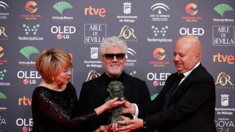 Pedro Almod&oacute;var, gran triunfador de los Goya 2020 con 'Dolor y Gloria' 