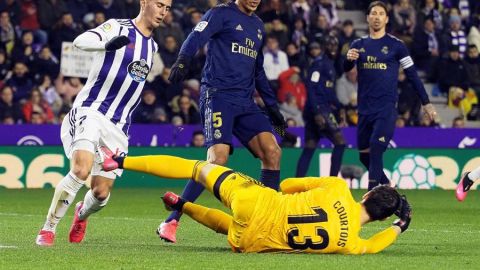 El portero del Real Madrid, Thibaut Courtois. 