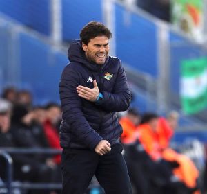 Rubí, entrenador del Real Betis. Rubí, entrenador del Real Betis.