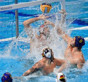 Los jugadores de la Selección Española de Waterpolo. Los jugadores de la Selección Española de Waterpolo.