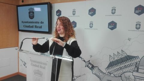 Sara Mart&iacute;nez, portavoz del equipo de Gobierno del Ayuntamiento de Ciudad Real