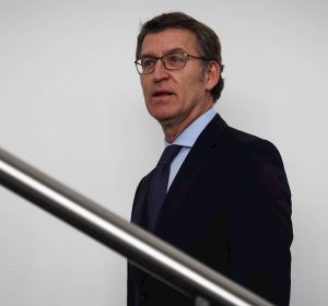 Alberto Núñez Feijóo ante los medios Alberto Núñez Feijóo ante los medios