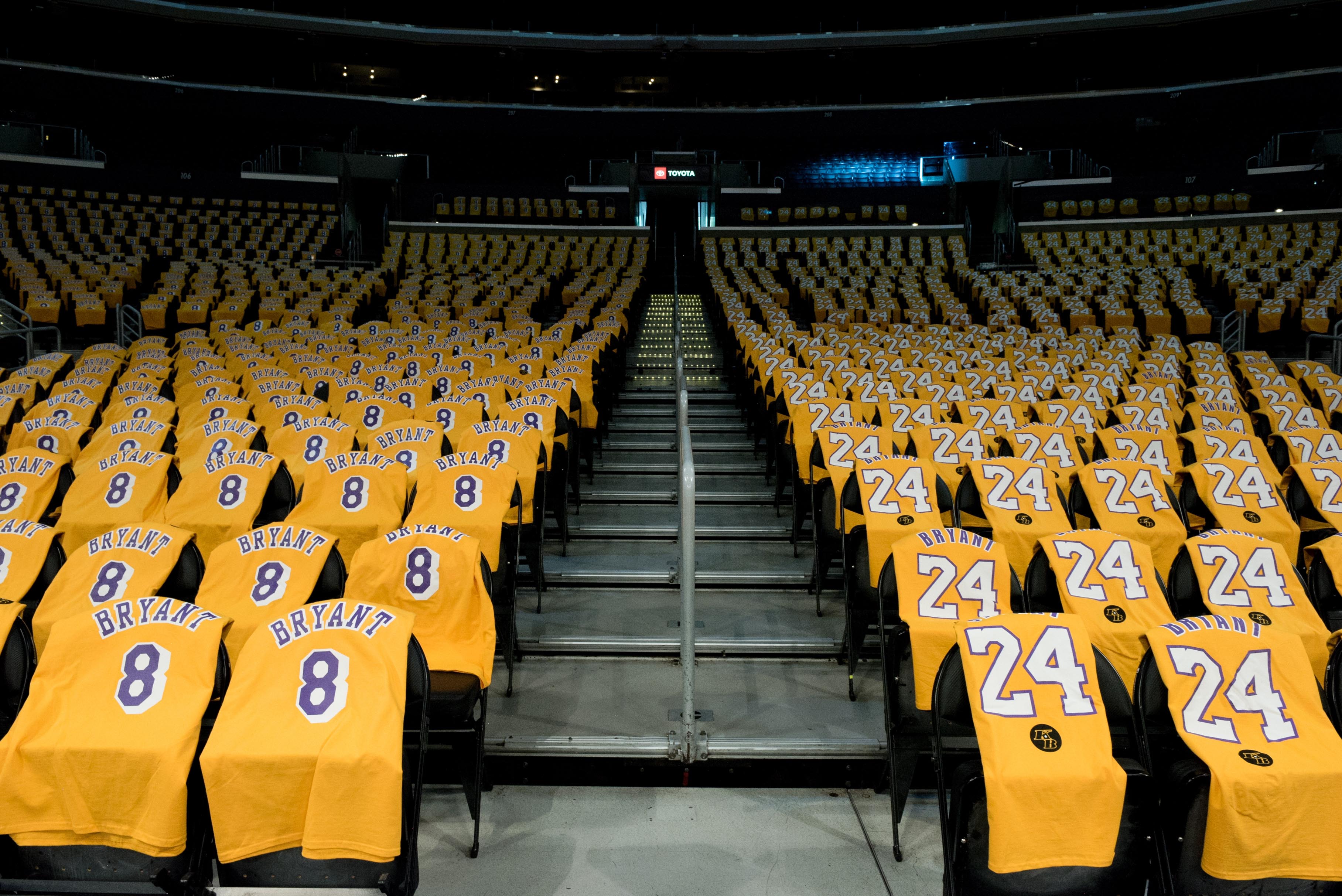 Así es el homenaje a Kobe Bryant que los Lakers han preparado en el Staples Center Así es el homenaje a Kobe Bryant que los Lakers han preparado en el Staples Center