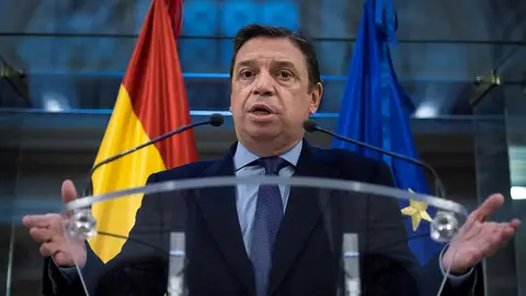 Luis Planas en rueda de prensa Luis Planas en rueda de prensa