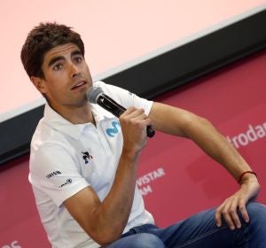 El ciclista Mikel Landa en Madrid El ciclista Mikel Landa en Madrid