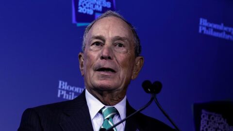  Mike Bloomberg, precandidato presidencial dem&oacute;crata y exalcalde neoyorquino.