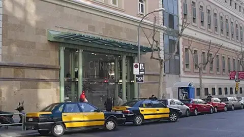 Imagen de archivo del hospital Clinic de Barcelona Imagen de archivo del hospital Clinic de Barcelona