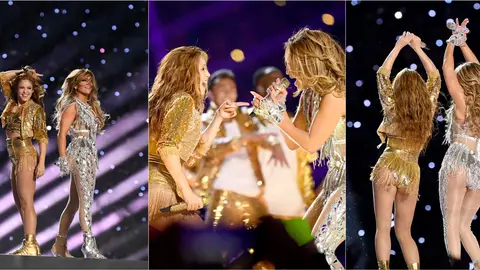 Denuncian la actuación de Jennifer López y Shakira en la Super Bowl Denuncian la actuación de Jennifer López y Shakira en la Super Bowl