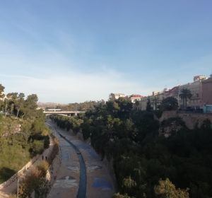 Ladera del río Vinalopó a su paso por Elche. Ladera del río Vinalopó a su paso por Elche.