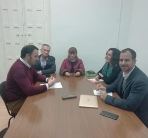 Reunión de los portavoz de los grupos de la oposición en Elche. Reunión de los portavoz de los grupos de la oposición en Elche.