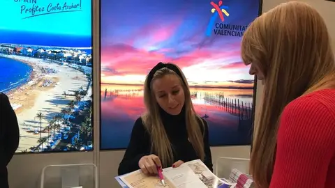Expositor de la Comunitat Valenciana en el Salon des Vacances de Bruselas Expositor de la Comunitat Valenciana en el Salon des Vacances de Bruselas