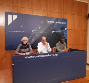 Los portavoces de PSIB, MÉS per Mallorca y Unidas Podemos en el Consell de Mallorca. Los portavoces de PSIB, MÉS per Mallorca y Unidas Podemos en el Consell de Mallorca.