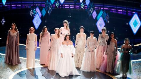 Un momento de la actuaci&oacute;n de Gisela y el resto de las voces de 'Frozen 2'